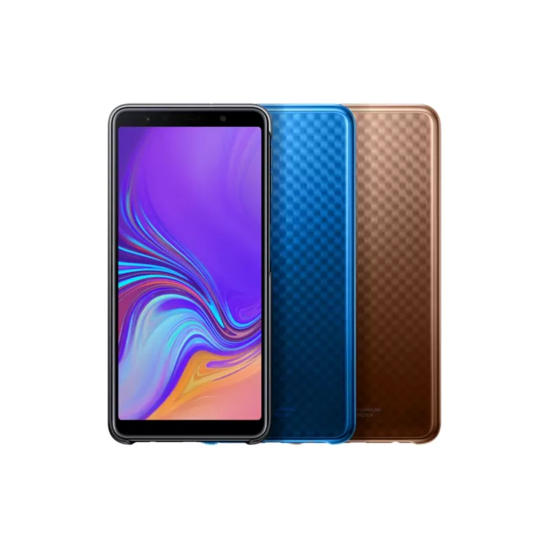 Samsung Gradation Cover EF-AA750 cover posteriore per Galaxy A7 (2018), blu