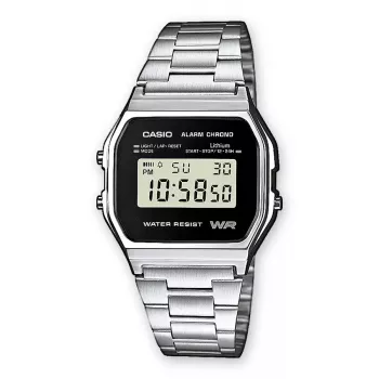 Orologio da polso unisex Casio A158WEA-1EF elettronico nero