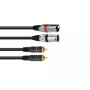 Cavo audio Omnitronic 3022522D 3 m 2 x XLR 2 x RCA nero