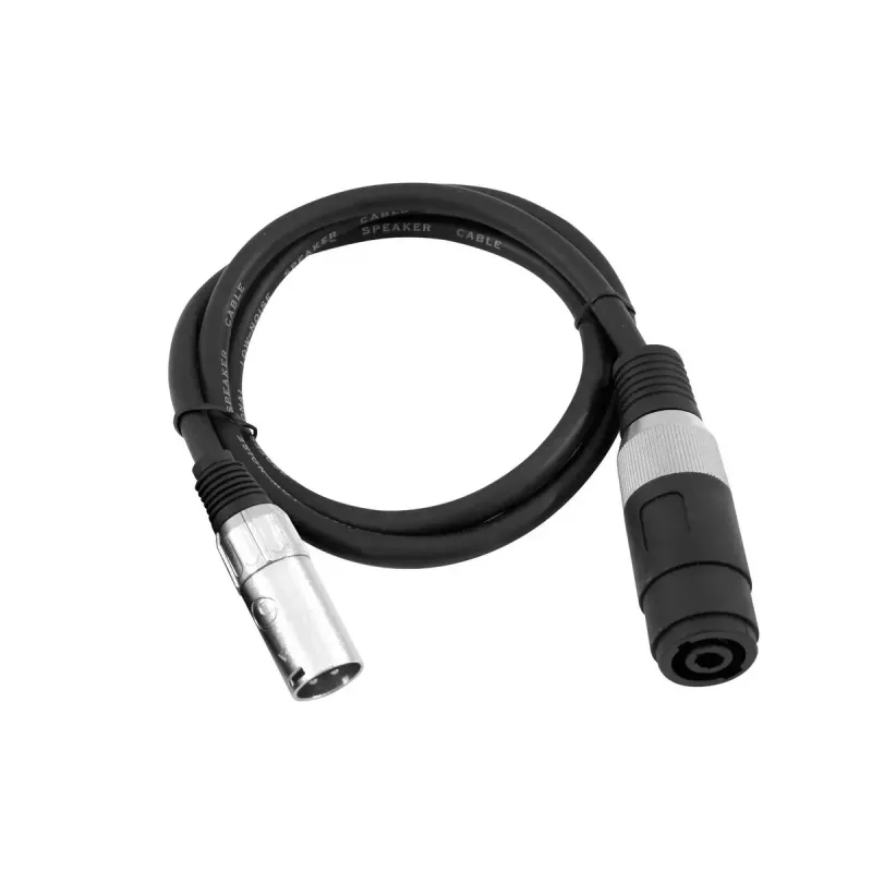 Cavo audio Omnitronic 30225590 Speakon XLR 1 m nero