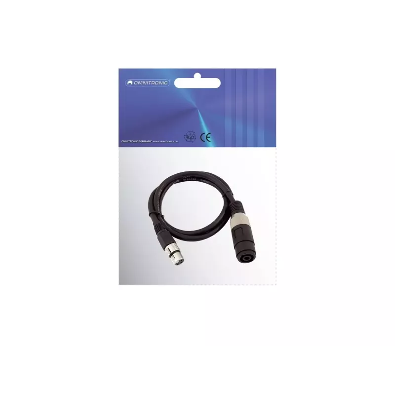 Cavo audio 1 m Omnitronic 30225600