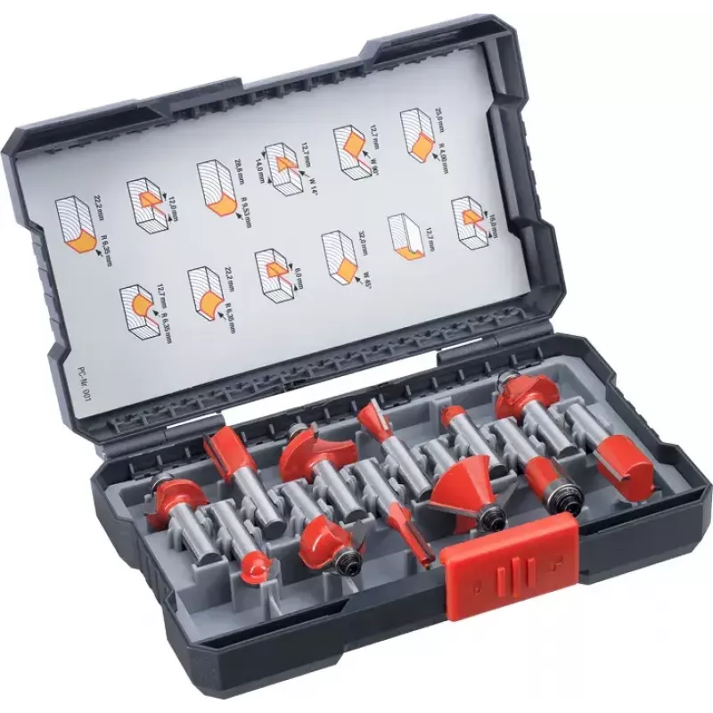 KWB 757295 set di frese, 12 pz.