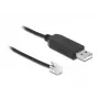 Cavo adattatore DeLOCK 66738 USB a RS-232-RJ10 per Meade Autostar