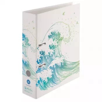 Raccoglitore ad anelli A4 Herlitz 50033393 blu verde bianco