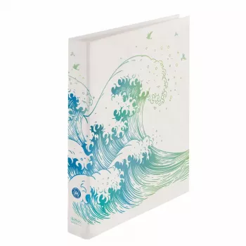 Raccoglitore ad anelli A4 Herlitz 50033416 blu verde bianco
