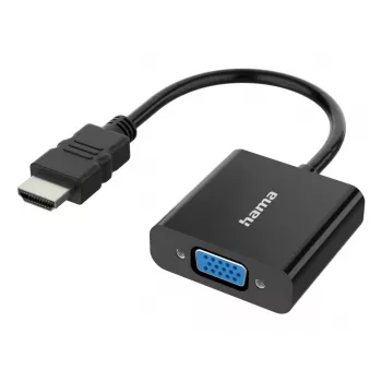 Adattatore HAMA HDMI su VGA Classic Line 00300091 — HDMI (ingresso) su VGA (uscita), Full HD 1080p