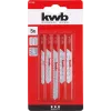 Lama per seghetto alternativo KWB 617290 acciaio rapido HSS 5 pezzi