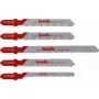 Lama per seghetto alternativo KWB 617290 acciaio rapido HSS 5 pezzi