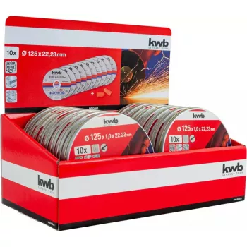 Disco da taglio kwb set dischi sottili 10 pezzi piano per lamiera