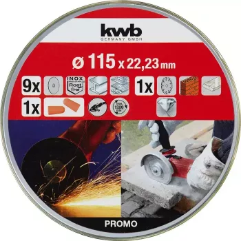 Disco da taglio kwb Thin+Diamond dischi da taglio centro piatto per mattoni marmo acciaio pietra