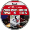 Set di dischi da taglio KWB 712041 set starter 10 pezzi attacco piatto per mattoni, marmo, acciaio