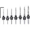 Set di punte per svasare KWB 513190 acciaio temprato 11mm profondità 205mm altezza