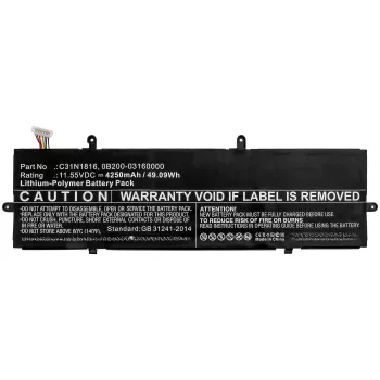 CoreParts MBXAS-BA0274 batteria ricaricabile ricambio per laptop