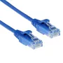 ACT blu 0,15 metri LSZH U/UTP CAT6 cavo patch slimline per datacenter snagless con connettori RJ45