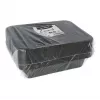 Contenitore monouso per alimenti Papstar 96552 in polipropilene nero 227x178x45mm