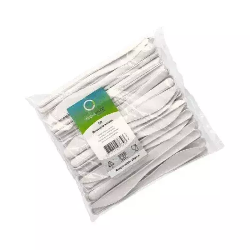Papstar coltelli di plastica riutilizzabili, 50 pz. (96428)