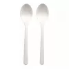 Cucchiaio monouso per zuppa Papstar 96432 in polipropilene bianco 50 pezzi