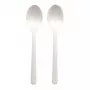 Cucchiaio monouso per zuppa Papstar 96432 in polipropilene bianco 50 pezzi