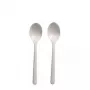 Cucchiaio monouso per zuppa Papstar 96434 in polipropilene bianco 50 pezzi
