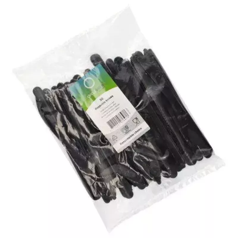 Papstar coltelli di plastica riutilizzabili, 50 pz. (96436)