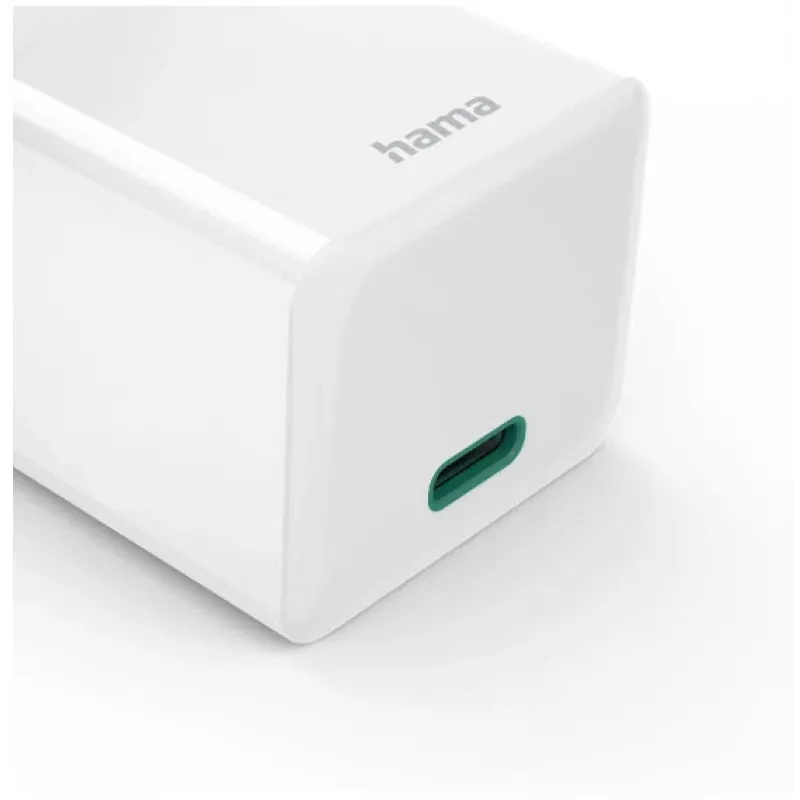 Hama 00125139 caricabatterie mobile per cuffie, powerbank, smartphone, tablet bianco ricarica rapida AC uso interno