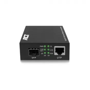 Convertitore di rete ACT AC4451 1000 Mbit/s multimodale monomodale nero