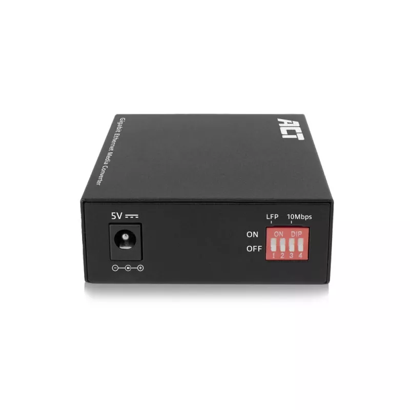Convertitore di rete ACT AC4451 1000 Mbit/s multimodale monomodale nero