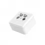 Hama 00205354 presa antenna 2x SAT + TV + Radio bianco