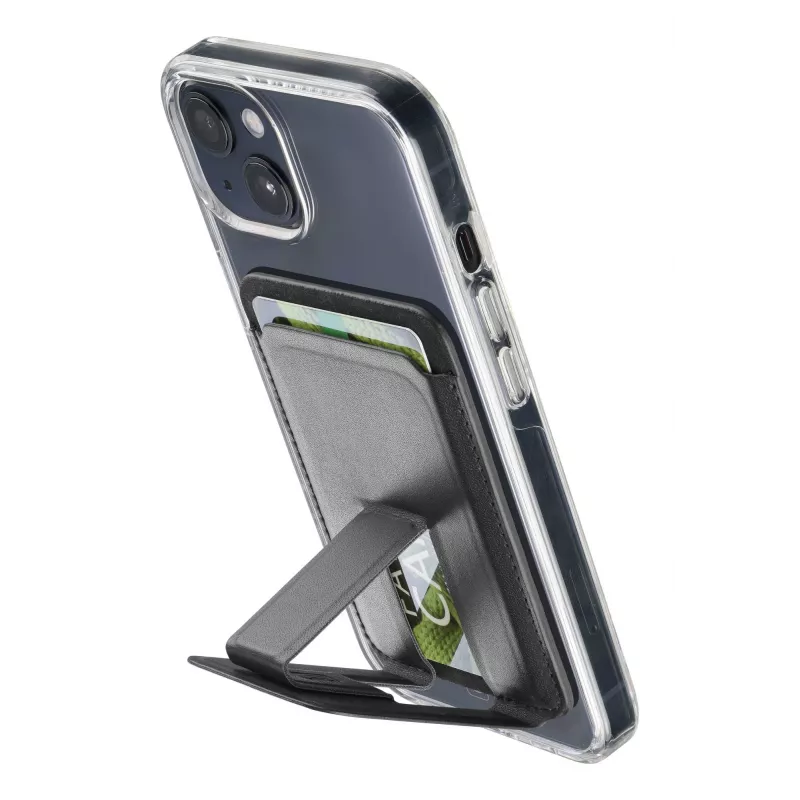 Cellularline Pocket Stand Mag supporto magnetico per carte con funzione stand compatibile MagSafe