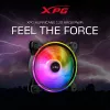 XPG HURRICANE 120 ARGB PWM nero, ventola, 12 cm, 600 RPM, 2000 RPM, nero