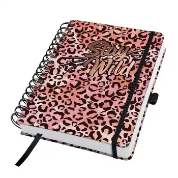 Sigel Jolie JN653 quaderno A5 120 fogli albicocca nero rosa