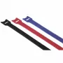 Hama 00221005 fascette per cavi fascette in velcro nylon nero, blu 12 pezzi