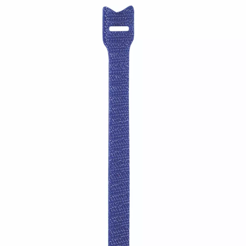 Hama 00221005 fascette per cavi fascette in velcro nylon nero, blu 12 pezzi