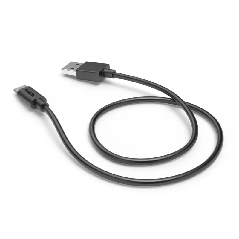 Cavo USB Hama 00201705 USB 2.0 0,5 m USB A USB C nero