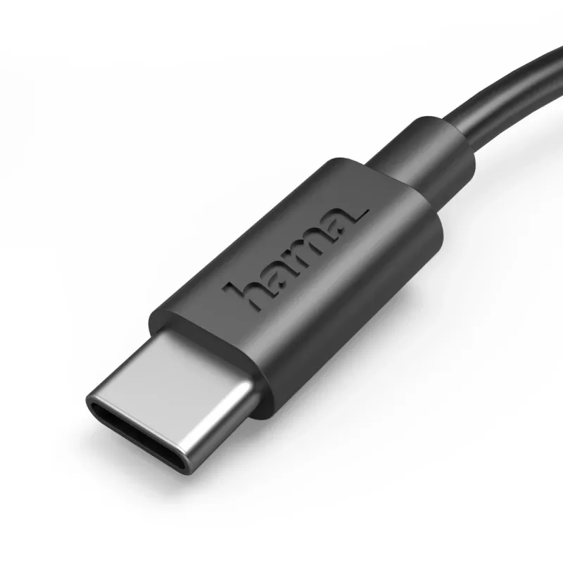 Cavo USB Hama 00201705 USB 2.0 0,5 m USB A USB C nero