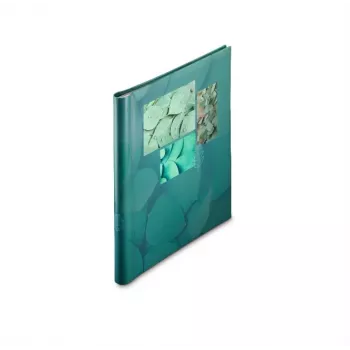 Album fotografico HAMA Singo II verde — rilegatura a spirale, 20 fogli, 280×310 mm