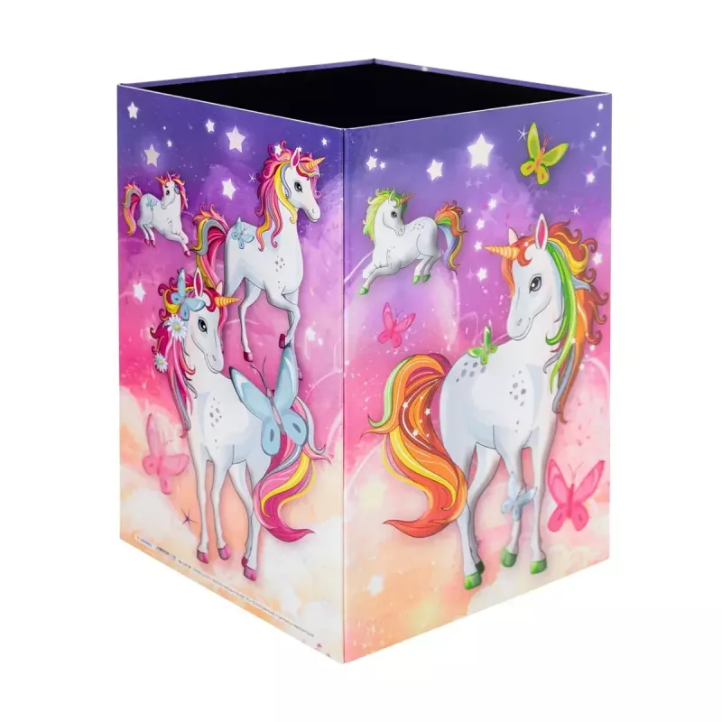 Cestino Herma Unicorn 19738 design colorato materiali durevoli