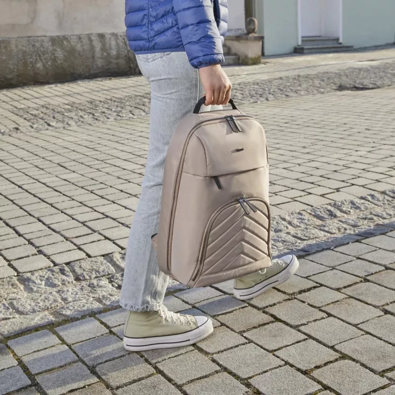 Zaino Hama 00222046 beige poliestere riciclato
