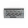 Tastiera multi-dispositivo Hama WK-700, wireless, retroilluminata, compatta, QWERTZ, nera