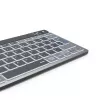 Tastiera multi-dispositivo Hama WK-700, wireless, retroilluminata, compatta, QWERTZ, nera