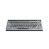 Tastiera multi-dispositivo Hama WK-700, wireless, retroilluminata, compatta, QWERTZ, nera