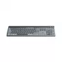 Tastiera multi-dispositivo Hama WK-750, wireless, retroilluminata, QWERTZ tedesco, nera