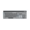 Tastiera multi-dispositivo Hama WK-750, wireless, retroilluminata, QWERTZ tedesco, nera