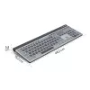 Tastiera multi-dispositivo Hama WK-750, wireless, retroilluminata, QWERTZ tedesco, nera