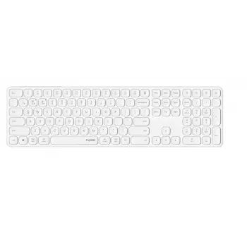 Tastiera Bluetooth Rapoo 00228034 QWERTZ tedesco wireless bianco