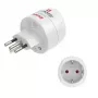 Hama 00223484 adattatore spina di rete tipo J tipo C (spina euro) bianco