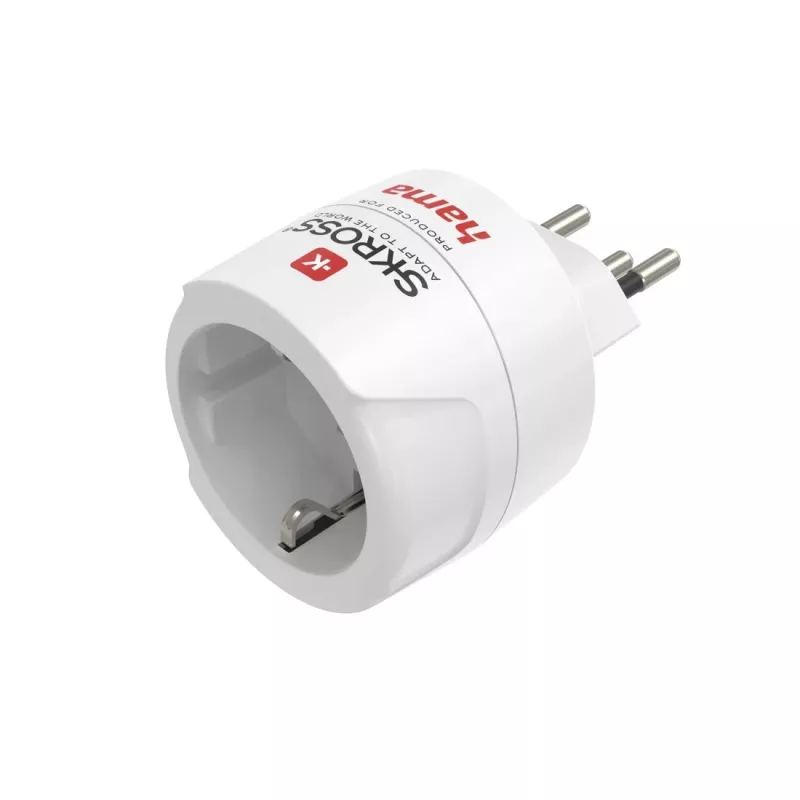 Hama 00223484 adattatore spina di rete tipo J tipo C (spina euro) bianco