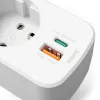 Hama 00223343 prolunga elettrica 1 uscita AC per interni bianco
