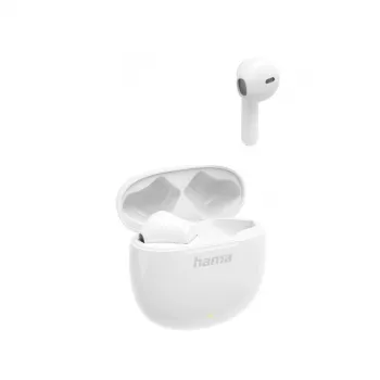 Hama Action One headset True Wireless Stereo (TWS) in-ear chiamate/musica Bluetooth bianco