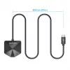 Manhattan dock/hub combo USB-C e USB-A, porte (4): USB-A (x2) e USB-C (x2), 5 Gbit/s (USB 3.2 Gen1 noto anche come USB 3.0), forma angolata per un facile accesso alle porte, alimentato via USB (nessun alimentatore esterno necessario)